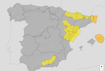 ALERTAS METEOROLÓGICAS A 20 DIC. 2023 10:00 LT.