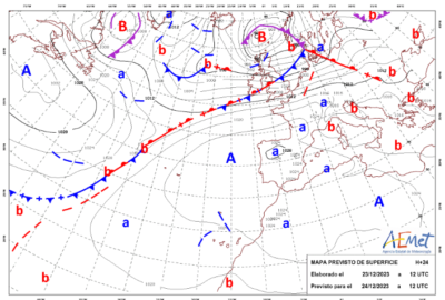 INFO METEO LOCALIDADES A 24 DIC. 2023 08:00 LT