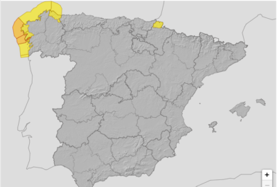 ALERTAS METEOROLÓGICAS A 3 DIC. 2023 10:00 LT