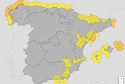 ALERTAS METEOROLÓGICAS A 8 DIC. 2023 06:00 LT