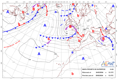 INFO METEO LOCALIDADES A 25 FEB. 2024 08:00 LT