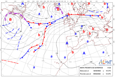 INFO METEO LOCALIDADES A 5 FEB. 2024 11:00 LT