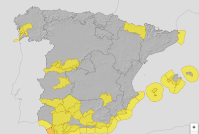 ALERTAS METEOROLÓGICAS A 9 FEB. 2024 10:00 LT