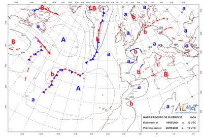 INFO METEO LOCALIDADES A 20 MAY. 2024 08:00 LT