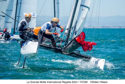 LA GRANDE MOTTE INTERNATIONAL REGATTA 2024. EL NACRA-17 ESPAÑOL SE MANTIENE EN EL TOP TEN DE LA CLASE