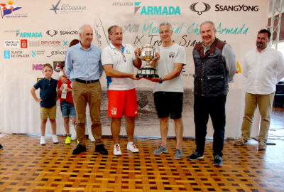 R.C.N. VIGO. DE MIRANDA CON GARCÍA, PRIMER PATRÓN CON TRES TÍTULOS DEL MEMORIAL CHOLO ARMADA-TROFEO SSANGYONG DE SNIPE