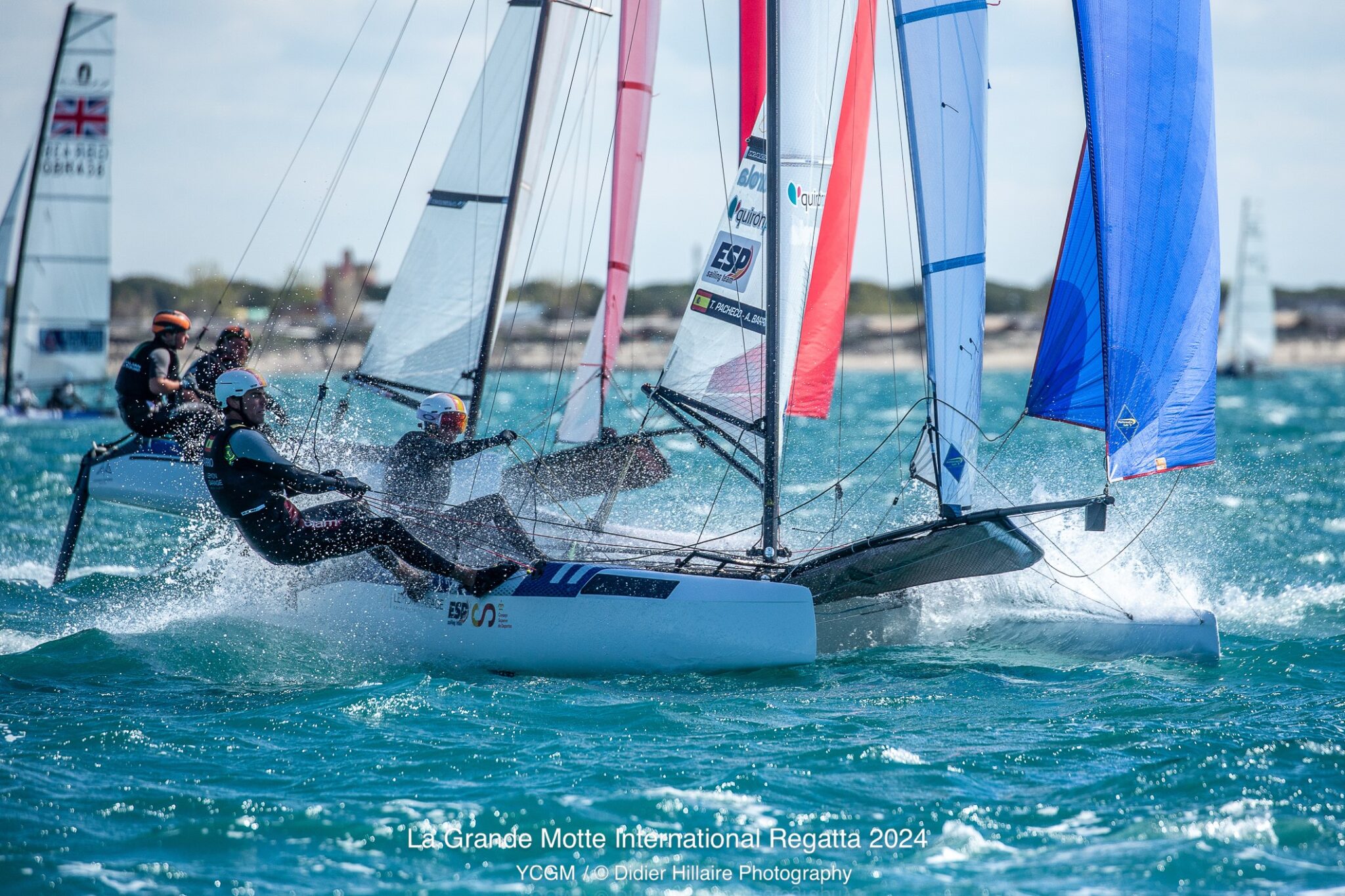 REGATA INTERNACIONAL LA GRANDE MOTTE 2024. ÚLTIMO ENSAYO DE LOS 49ER Y ...