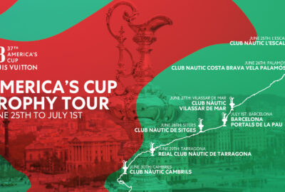 EL «TROPHY TOUR» OFICIAL DE LA LOUIS VUITTON 37TH AMERICA’S CUP LLEVARÁ LA COPA A SIETE CIUDADES CATALANAS