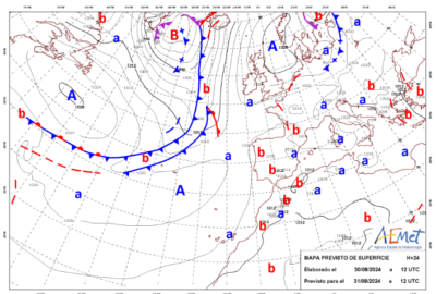 INFO METEO LOCALIDADES A 31 AGO. 2024 08:00 LT.