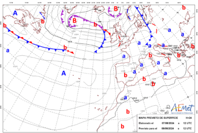 INFO METEO LOCALIDADES A 8 AGO. 2024 08:30 LT