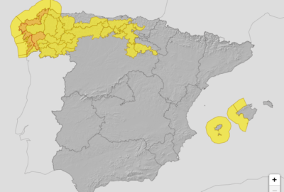 ALERTAS METEOROLÓGICAS A 25 SEP. 2024 06:00 LT.