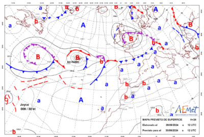 INFO METEO LOCALIDADES A 30 SEP. 2024 09:30 LT