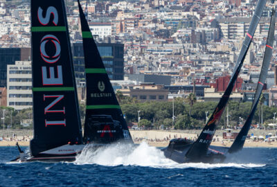 BRITÁNICOS E ITALIANOS AVANZAN HACIA EL MATCH RACE-POINT EN LAS SEMIFINALES DE LA LOUIS VUITTON CUP