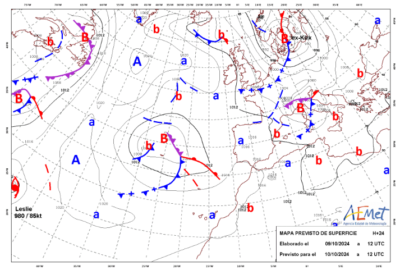 INFO METEO LOCALIDADES A 10 OCT. 2024 08:00 LT