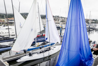 EL VIENTO FRENA A LA FLOTA DEL TROFEO XACOBEO EUROPEO 8M. R.C.N. SANXENXO