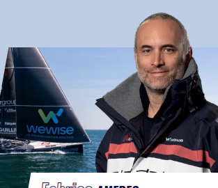 VENDÈE GLOBE 2024. LOS SKKIPERS: FABRICE AMEDEO «NEXANS-WEWISE»