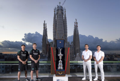 LOS TIMONELES DEL DEFENDER Y CHALLENGER HABLAN ANTES DEL INICIO DE LA LOUIS VUITTON 37TH AMERICA’S CUP MATCH