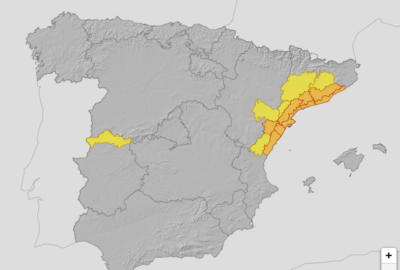 ALERTAS METEOROLÓGICAS A 4 NOV. 2024 06:00 LT