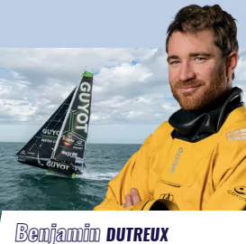 VENDÈE GLOBE 2024. BENJAMIN DUTREUX «GUYOT ENVIRONNEMENT-WATER FAMILY»