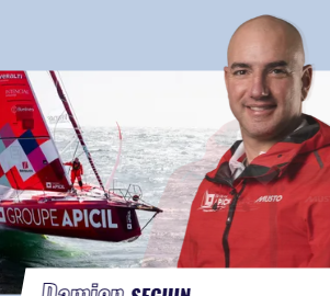 VENDÉE GLOBE 2024. LOS SKIPPERS: DAMIEN SEGUIN «GROUPE APICIL»