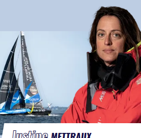 VENDÈE GLOBE 2024. LOS SKIPPERS: JUSTINE METTRAUX «TEAMWORK-TEAM SNEF»