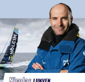 VENDÈE GLOBE 2024. LOS SKIPPERS: NICOLAS LUNVEN «HOLCIM-PRB»