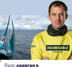 VENDÈE GLOBE. LOS SKIPPERS: SAM GOODCHILD «VULNERABLE»