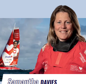 VENDÈE GLOBE 2024. LOS SKIPPERS: SAMANTHA DAVIES «INITIATIVES-COEUR»