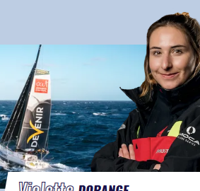 VENDÈE GLOBE 2024. LOS SKIPPERS: VIOLETTE DORANGE «DEVENIR»