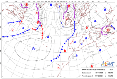 INFO METEO LOCALIDADES A 1 DIC. 2024 08:00 LT.