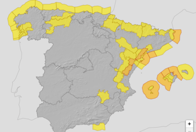 ALERTAS METEOROLÓGICAS A 19 DIC. 2024 06:00 LT.