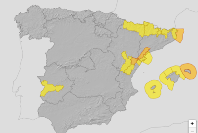 ALERTAS METEOROLÓGICAS A 20 DIC. 2024 06:00 LT.