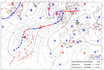 INFO METEO LOCALIDADES A 31 DIC. 2024 08:00 LT.