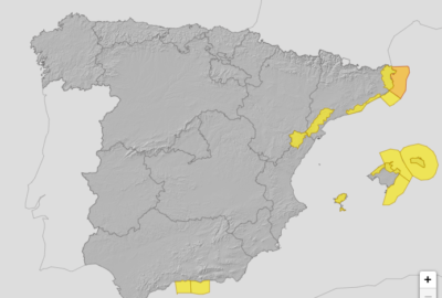 ALERTAS METEOROLÓGICAS A 4 DIC. 2024 06:00 LT.