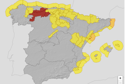 ALERTAS METEOROLÓGICAS A 9 DIC. 2024 06:00 LT.