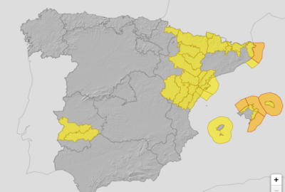 ALERTAS METEOROLÓGICAS A 12 ENE. 2025 06:00 LT.