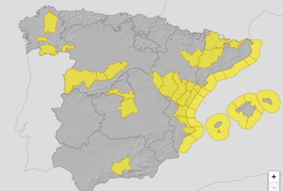 ALERTAS METEOROLÓGICAS A 17 ENE. 2025 08:00 LT.