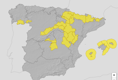 ALERTAS METEOROLÓGICAS A 18 ENE. 2025 08:00 LT.