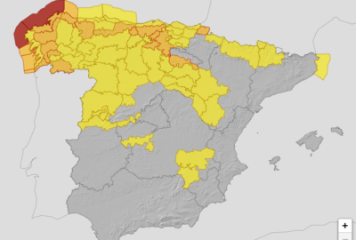 ALERTAS METEOROLÓGICAS A 26 ENE. 2025 06:00 LT.