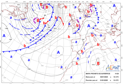 INFO METEO LOCALIDADES A 31 ENE. 2025 08:00 LT.