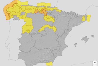 ALERTAS METEOROLÓGICAS A 8 ENE. 2024 06:00 LT.