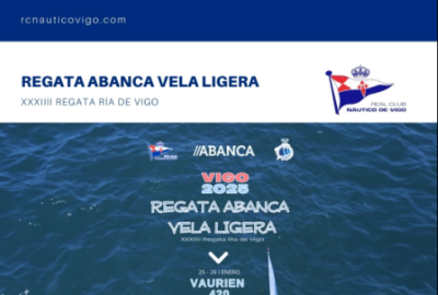 R.C.N. VIGO. LA REGATA ABANCA DE VELA LIGERA APLAZA SU PRIMERA JORNADA POR LAS CONDICIONES METEOROLÓGICAS EN LA RÍA DE VIGO