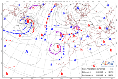 INFO METEO LOCALIDADES A 10 FEB. 2025 09:30 LT.