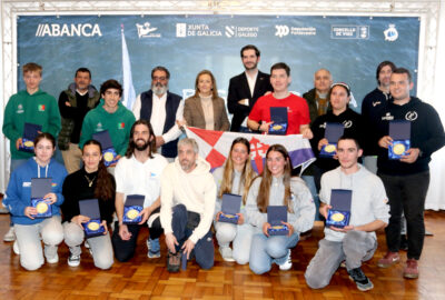 REPARTO DE VICTORIAS ENTRE LOS CLUBES DE LA RÍA Y PORTUGAL EN LA REGATA ABANCA DE VELA LIGERA