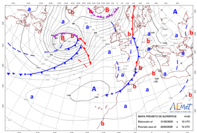 INFO METEO LOCALIDADES A 22 FEB. 2025 09:00 LT