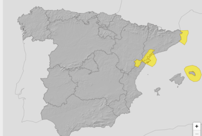 ALERTAS METEOROLÓGICAS A 26 FEB. 2025 08:00 LT