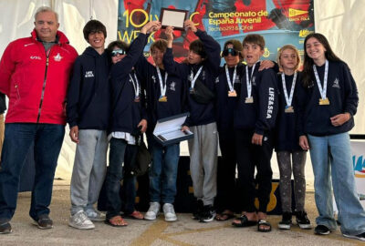 REGATISTAS DEL C.N. S’ARENAL CONQUISTAN EL CAMPEONATO DE ESPAÑA DE TECHNO 293 E IQFOIL