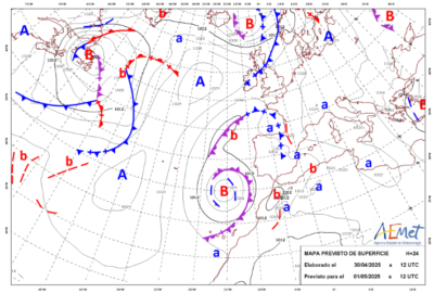 INFO METEO LOCALIDADES A 1 MAY. 2025 08:00 LT