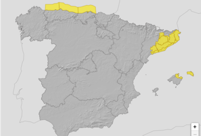 ALERTAS METEOROLÓGICAS A 11 MAY. 2025 06:00 LT