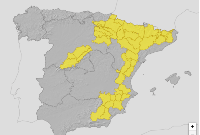 ALERTAS METEOROLÓGICAS A 13 MAY. 2025 06:00 LT